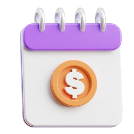 Calender Finance  3D Icon