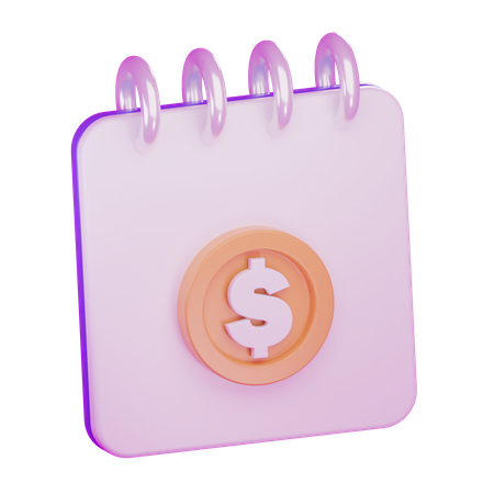 Calender Finance  3D Icon
