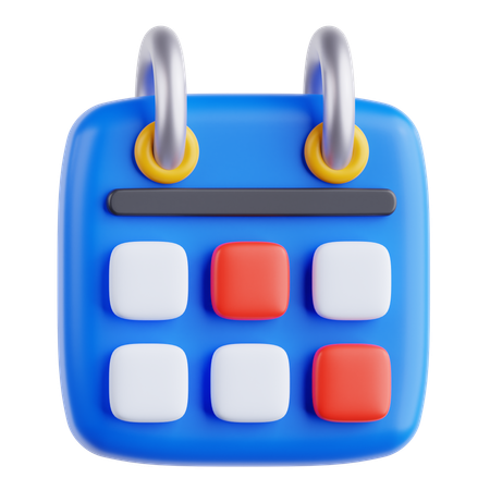 Calendrier  3D Icon