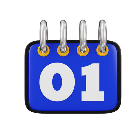 Calendrier  3D Icon