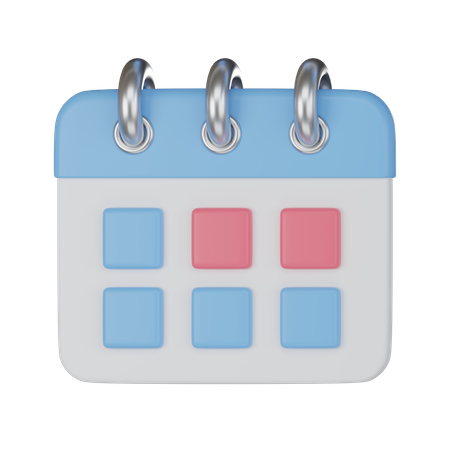 Calendrier  3D Icon