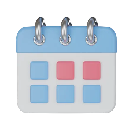 Calendrier  3D Icon