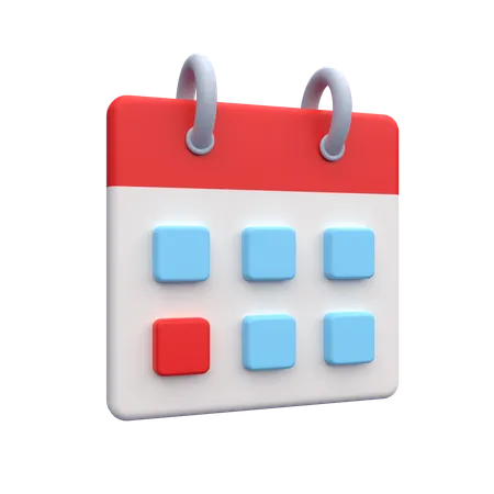 Calendrier  3D Icon