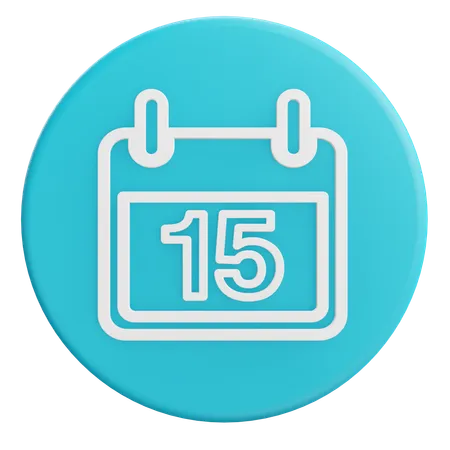 Calendrier  3D Icon