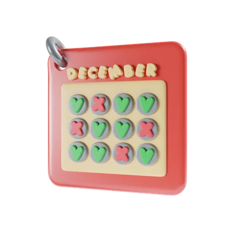 Calendrier  3D Icon