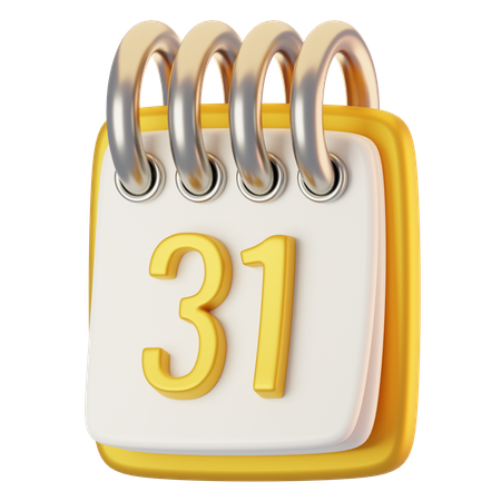 Calendrier  3D Icon