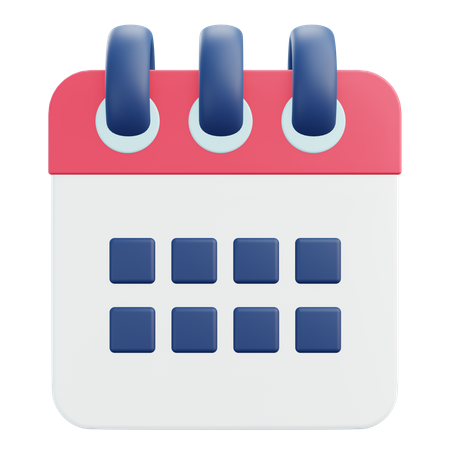 Calendrier  3D Icon