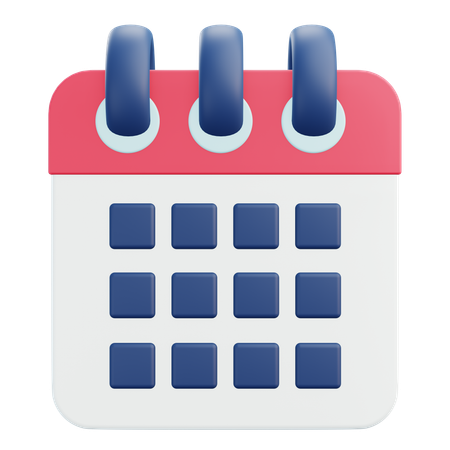 Calendrier  3D Icon