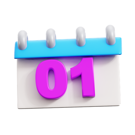 Calendrier  3D Icon