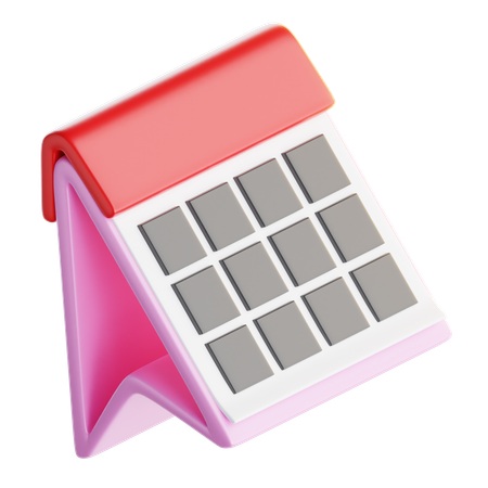 Calendrier  3D Icon