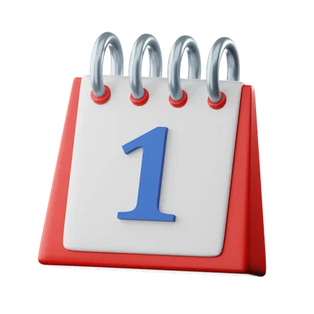 Calendrier  3D Icon