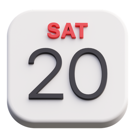 Calendrier  3D Icon