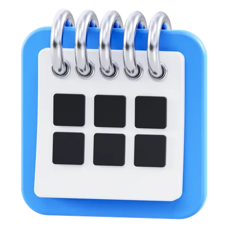 Calendrier  3D Icon