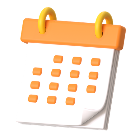 Calendrier  3D Icon