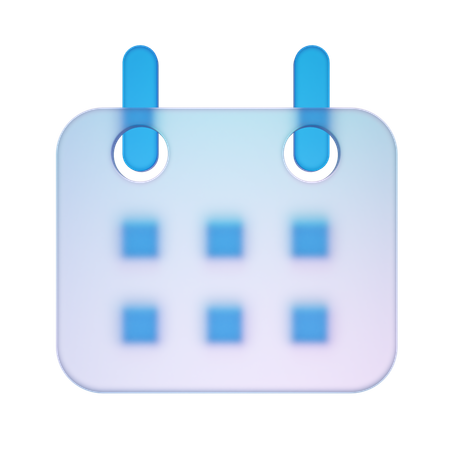 Calendrier  3D Icon