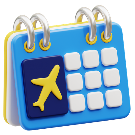 Calendrier  3D Icon