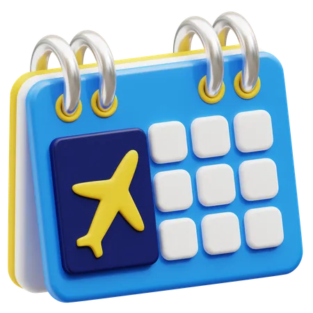 Calendrier  3D Icon