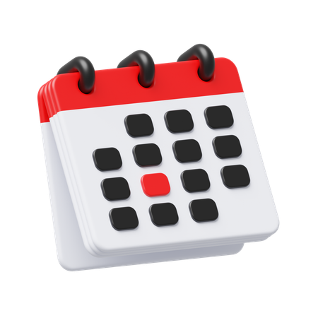 Calendrier  3D Icon