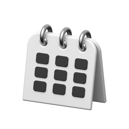 Calendrier  3D Icon