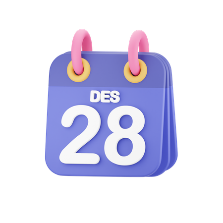 Calendrier  3D Icon