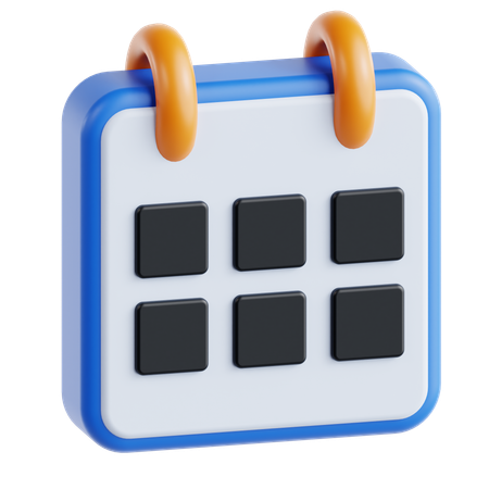 Calendrier  3D Icon