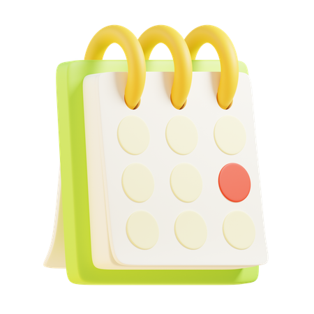 Calendrier  3D Icon