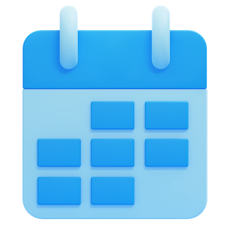 Calendrier  3D Icon