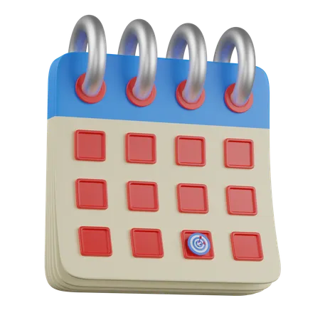 Calendrier  3D Icon