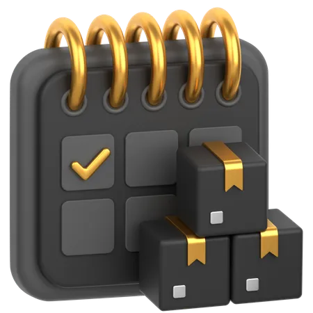 Calendrier  3D Icon