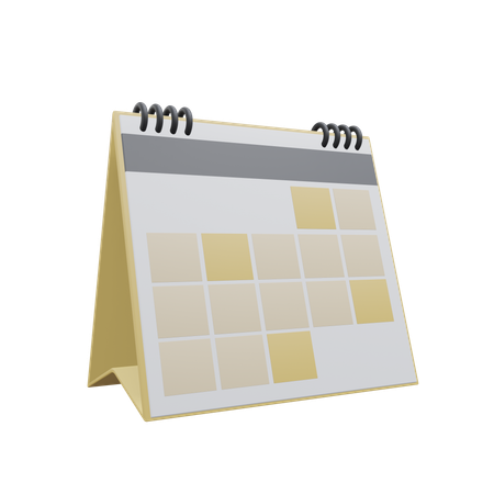 Calendrier  3D Icon