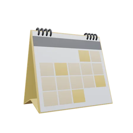 Calendrier  3D Icon