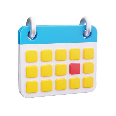 Calendrier  3D Icon