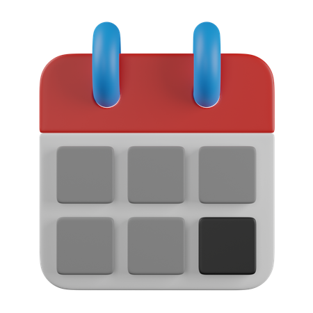 Calendrier  3D Icon