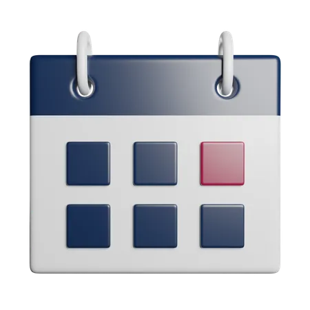 Calendrier  3D Icon