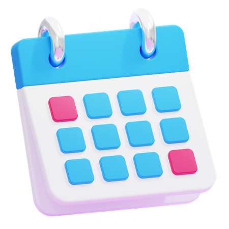 Calendrier  3D Icon