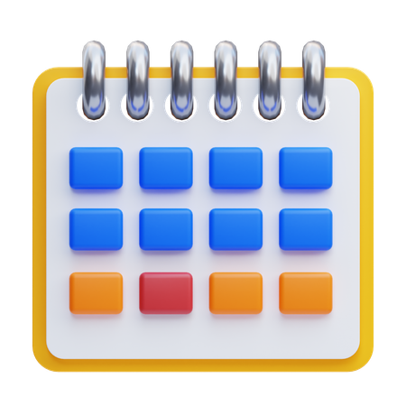 Calendrier  3D Icon