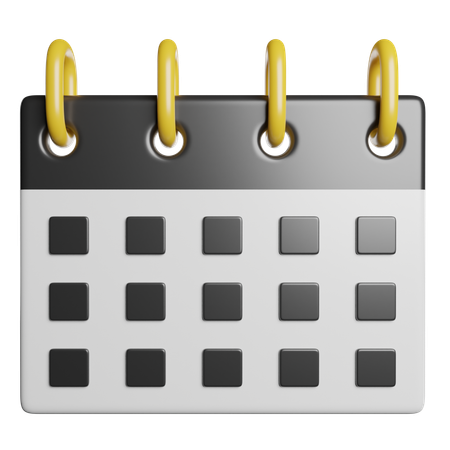 Calendrier  3D Icon