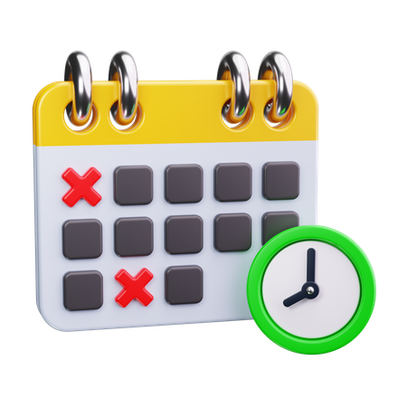 Calendrier  3D Icon