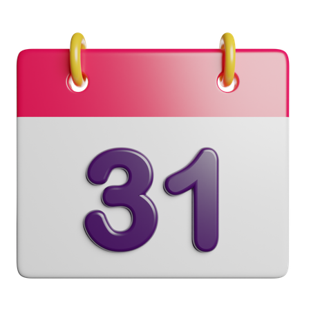 Calendrier  3D Icon