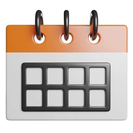 Calendrier  3D Icon