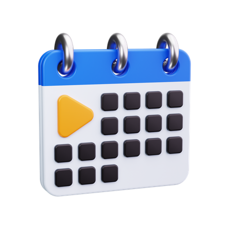 Calendrier  3D Icon