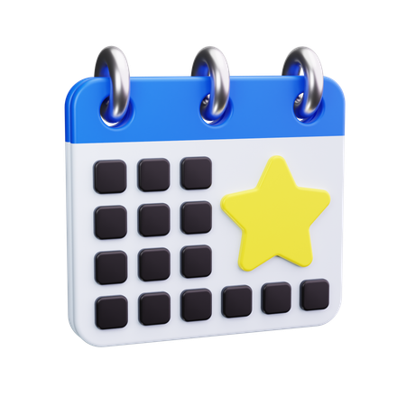 Calendrier  3D Icon