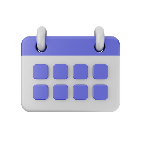 Calendrier  3D Icon