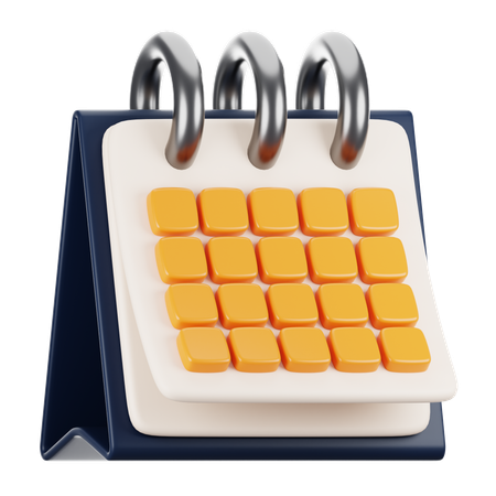 Calendrier  3D Icon