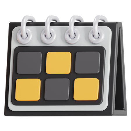 Calendrier  3D Icon