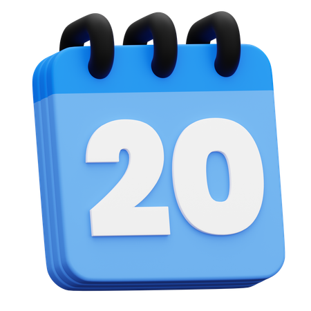 Calendrier  3D Icon