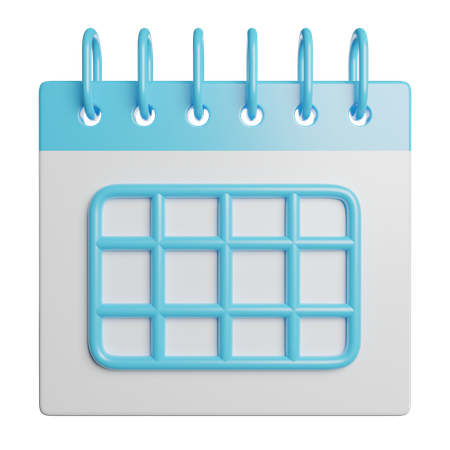 Calendrier  3D Icon