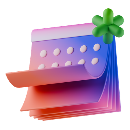 Calendrier  3D Icon