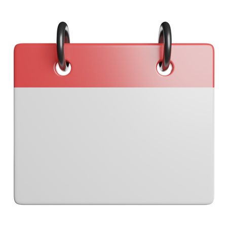 Calendrier  3D Icon