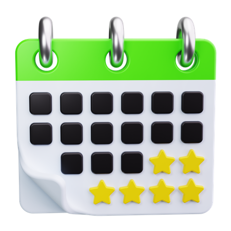 Calendrier  3D Icon